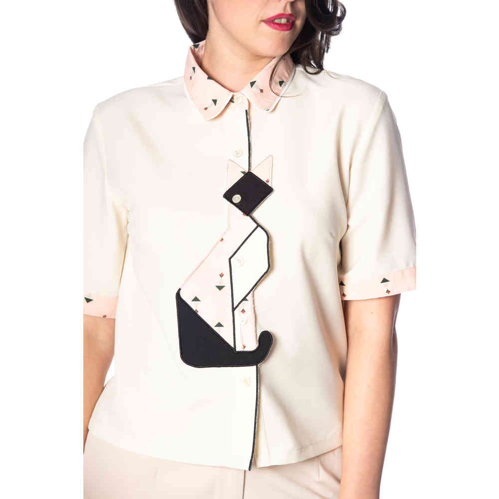 Dancing Days - GEO CAT Chemisier - Crème